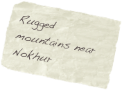 Rugged mountains near Nokhur